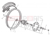 HUSQVARNA 310-450-510 FRONT WHEEL (TE-TC-TXC)