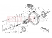 HUSQVARNA 310-450-510 REAR WHEEL