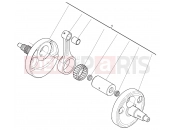 HUSQVARNA TE-TC-TXC 250 CRANKSHAFT