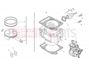HUSQVARNA TE-TC-TXC 250 CYLINDER - PISTON