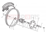HUSQVARNA TE-TC-TXC 250 FRONT WHEEL