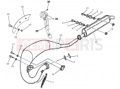 HUSQVARNA SMS-WRE 125 EXHAUST SYSTEM