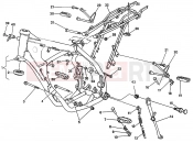 HUSQVARNA SMS-WRE 125 FRAME - FOOTRESTS