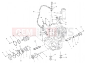 HUSQVARNA 2009 SM-TE 610 OIL SYSTEM