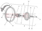 HUSQVARNA 2009 SM-TE 610 FRONT WHEEL (SM)