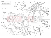 HUSQVARNA 250-310-450-510 FRAME - FOOTRESTS