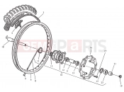 HUSQVARNA 250-310-450-510 FRONT WHEEL (TE-TC-TXC)