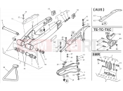 HUSQVARNA 250-310-450-510 REAR SWING ARM