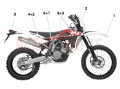 HUSQVARNA 250-310-450-510 TRANSFERS (TE)