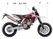 HUSQVARNA 250-310-450-510 TRANSFERS (SMR)