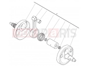 HUSQVARNA 2009 TC 250 CRANKSHAFT