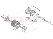 HUSQVARNA 2009 TC 250 PRIMARY DRIVE - CLUTCH
