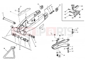 HUSQVARNA 2009 TC 250 REAR SWING ARM