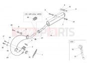 HUSQVARNA 2009 WR-CR 125 EXHAUST SYSTEM
