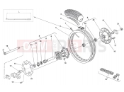 HUSQVARNA 2009 WR-CR 125 REAR WHEEL