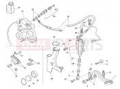 HUSQVARNA 2009 WR-CR 125 REAR BRAKE SYSTEM