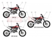 HUSQVARNA 2009 WR-CR 125 TRANSFERS (WR)