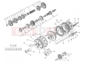 HUSQVARNA 2008 SM-TE 610 PRIMARY DRIVE - CLUTCH