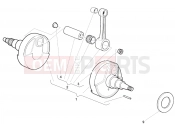 HUSQVARNA 2008 SMR 450R CRANKSHAFT