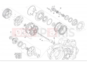HUSQVARNA 2008 SMR 450R PRIMARY DRIVE - CLUTCH