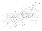 HUSQVARNA 2008 SMR 450R EXHAUST SYSTEM
