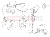 HUSQVARNA 2008 SMR 450R REAR BRAKE SYSTEM