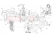 HUSQVARNA 2008 250-450-510 FUEL TANK BODY
