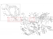 HUSQVARNA 2008 250-450-510 FRAME - FOOTRESTS