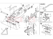HUSQVARNA 2008 250-450-510 REAR SWING ARM