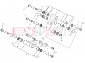 HUSQVARNA 2008 250-450-510 LINKAGE SUSPENSION