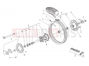HUSQVARNA 2008 250-450-510 REAR WHEEL