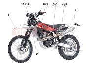 HUSQVARNA 2008 250-450-510 TRANSFERS (TE)