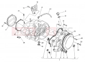 HUSQVARNA 2008 WR 250 CRANKCASE COVERS