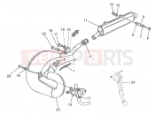 HUSQVARNA 2008 WR 250 EXHAUST SYSTEM