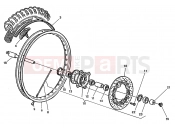 HUSQVARNA 2008 WR 250 FRONT WHEEL