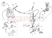HUSQVARNA 2008 WR 250 REAR BRAKE SYSTEM