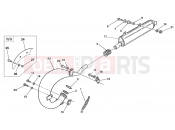 HUSQVARNA 2008 WR-CR 125 EXHAUST SYSTEM