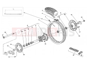 HUSQVARNA 2008 WR-CR 125 REAR WHEEL