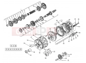 HUSQVARNA 2007 SM-TE 610IE GEAR BOX - CLUTCH