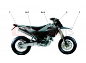 HUSQVARNA 2007 SM-TE 610IE TRANSFERS B (SM)