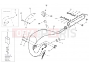 HUSQVARNA 2007 SMS-WRE 125 EXHAUST SYSTEM
