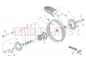 HUSQVARNA 2007 SMS-WRE 125 REAR WHEEL
