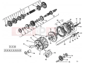 HUSQVARNA 2006 SMS-TE 610 GEAR BOX - CLUTCH
