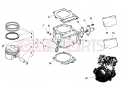 HUSQVARNA 2006 SM 450RR CYLINDER - PISTON