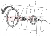 HUSQVARNA 2006 SM 450RR FRONT WHEEL