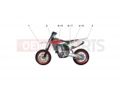 HUSQVARNA 2006 SM 450RR TRANSFERS