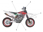 HUSQVARNA 2006 SM 450RR RACE EQUIPMENT KITS