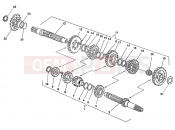 HUSQVARNA 2006 WR 250 GEAR BOX