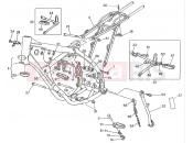 HUSQVARNA 2006 WR 250 FRAME - FOOTRESTS