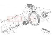 HUSQVARNA 2006 WR 250 REAR WHEEL